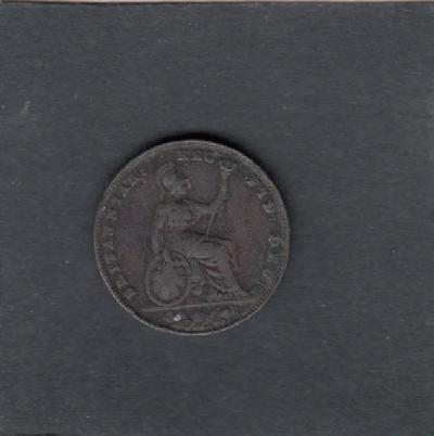 Beschrijving: 1 Farthing  VICTORIA  